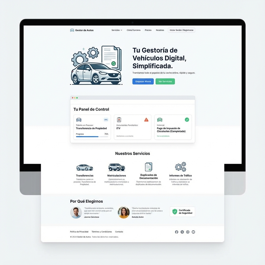 Gestor de Autos Website
